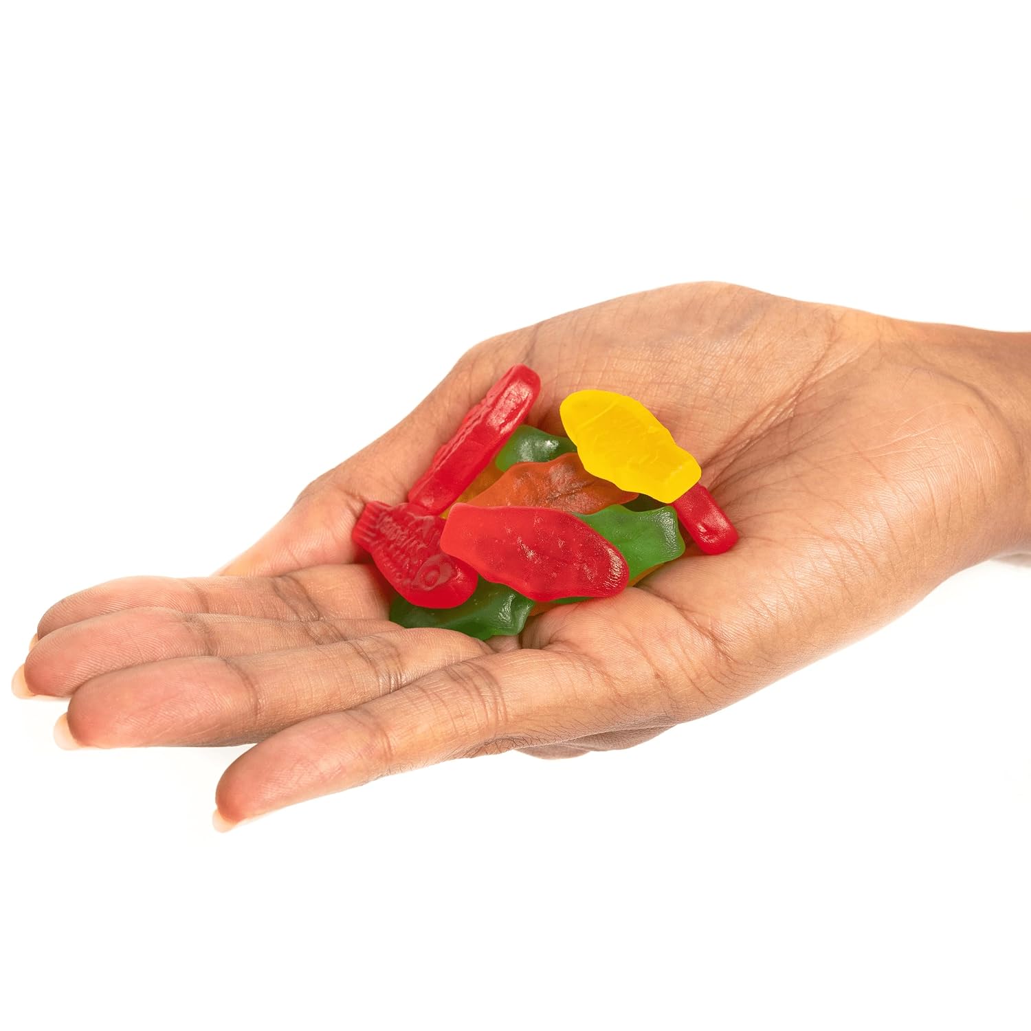 SWEDISH FISH Mini Assorted Soft & Chewy Candy,Family Size,Bulk Candy,1.8 lb,(Pack of 4)