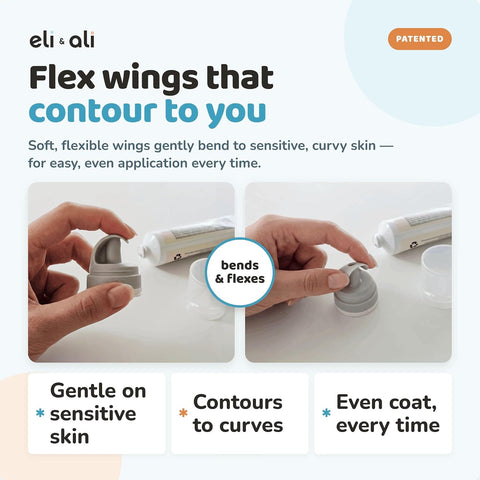 Eli & Ali Tush Swiper - Diaper Cream Applicator Fits Most Creams, Blue 1pk
