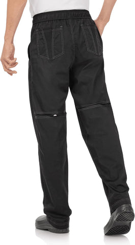 Chef Works Men's Cool Vent Baggy Chef Pants