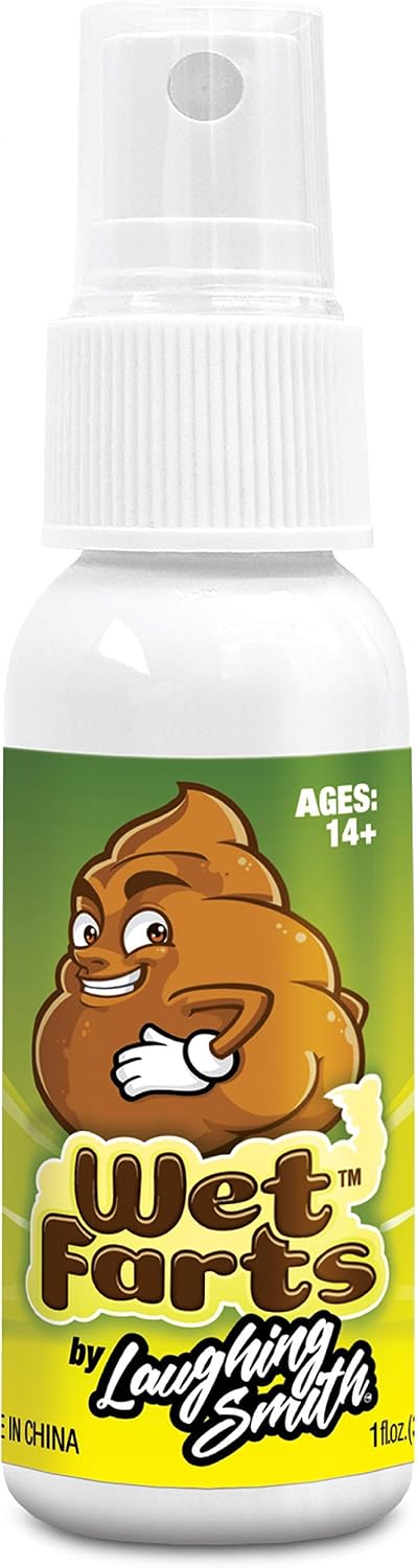 Laughing Smith - Wet Farts - Potent Stink Spray - Extra Strong Stink - Hilarious Gag Gifts & Pranks for Adults or Kids - Prank Stink Stuff - Non Toxic - Smells Like Really 'Bad' Gas