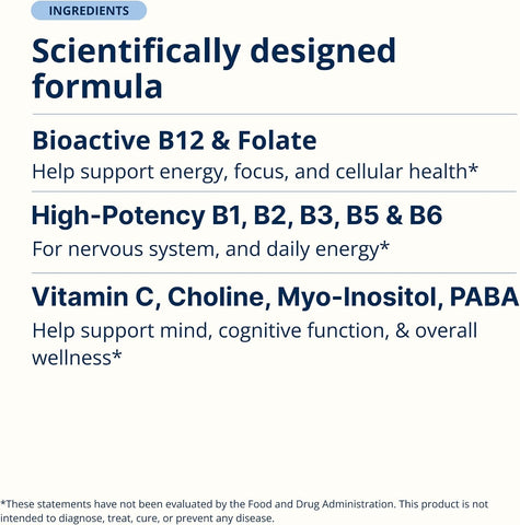Metagenics Vitamin B-Complex Active B6 & B12 with Folate, 180 Tablets