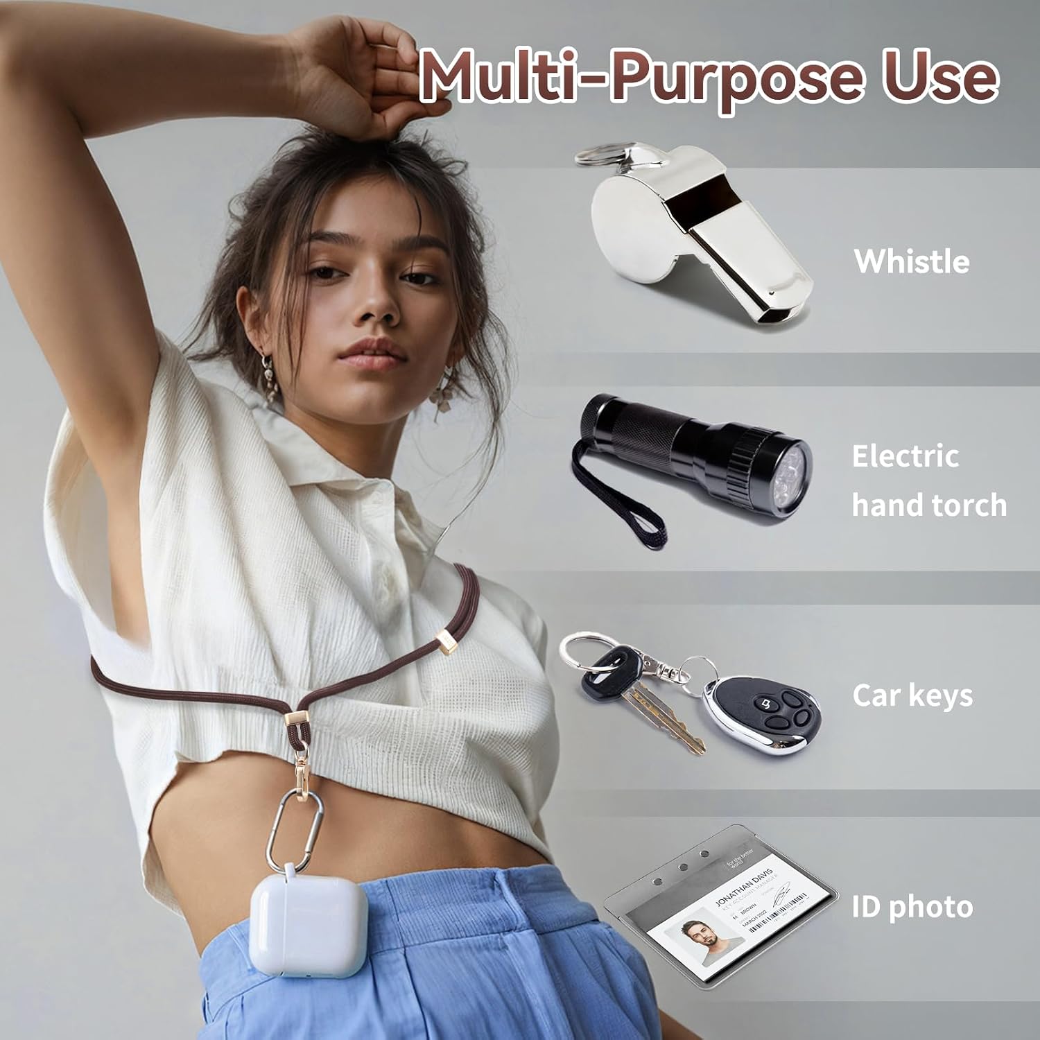 VVAAGG Cell Phone Lanyard for iPhone Crossbody Phone Strap