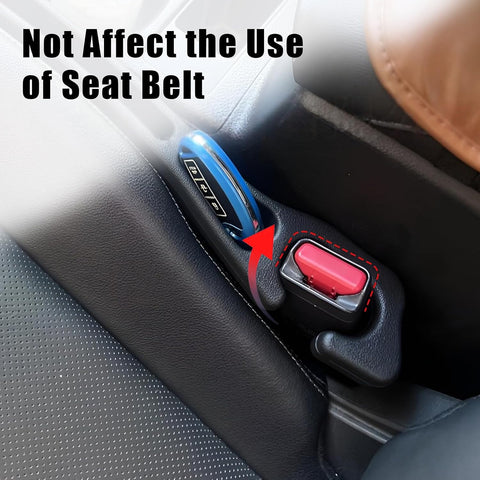 Car Seat Gap Filler Organizer 2 PCS Black Universal Seat Gap Plug Blocker Anti-Drop Console Catcher Phone Keys Storage for Car Truck SUV Auto Accessories Style1