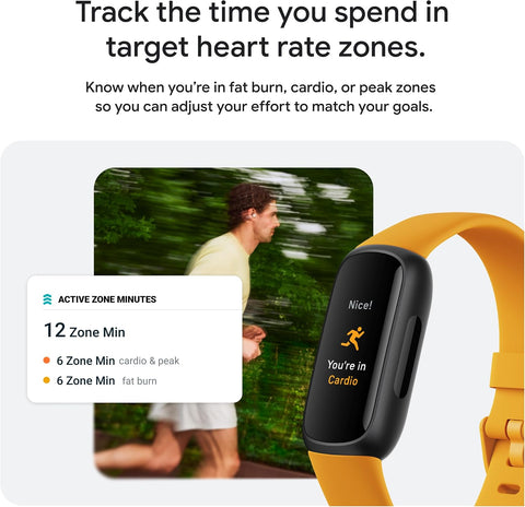 Google Fitbit Inspire 3 - Midnight Zen/Black - Small and Large Bands