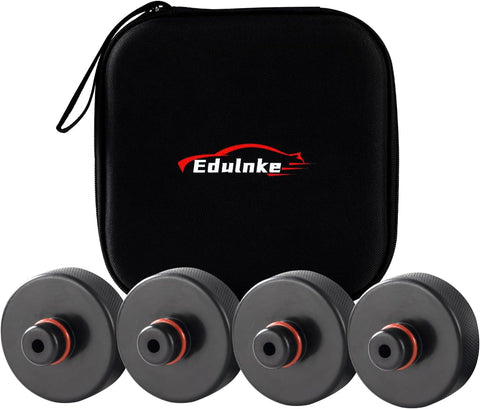 Lifting Jack Pads Compatible with Tesla Model Y/3/X/S & Model Y Juniper, 2016-2026 Upgrade Rubber Lift Pucks Accessories for Tire Repair, Floor Jack Puck Protect Battery & Chassis (4 PCS)