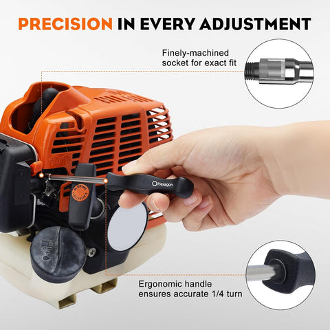HIPA Pack-of-12 Carburetor Adjustment Tool Kit for Stihl Husqvarna Chainsaw