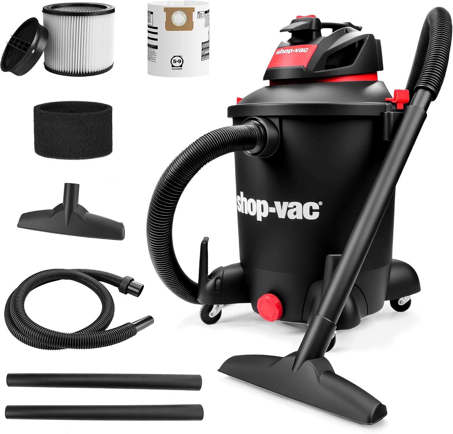 Shop-Vac 5761011 10 Gallon 4.5 Peak HP Wet/Dry Vacuum with Blower Function