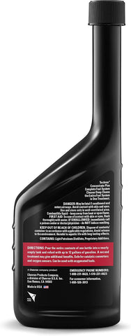 Chevron 67740-CASE Techron Concentrate Plus Fuel System Cleaner - 12 oz. (Pack of 6)
