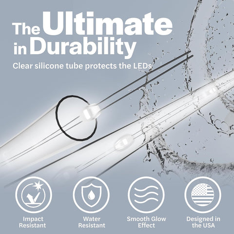 Brightz WheelBrightz LED Bike Wheel Lights - 2026 Edition with Superior Straps & LED-Weatherproof Shield! 14 Colors - Unmatched Durability, Visibility & 48+ Hours of Dazzling Illumination