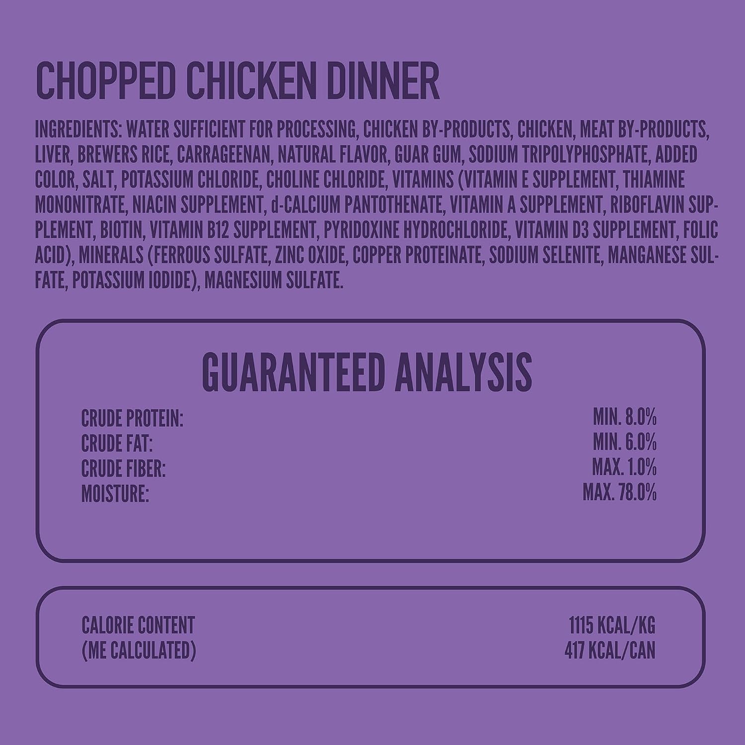 A Strong Heart Chopped Chicken & Liver Dog Food, 13.2oz, 12pk