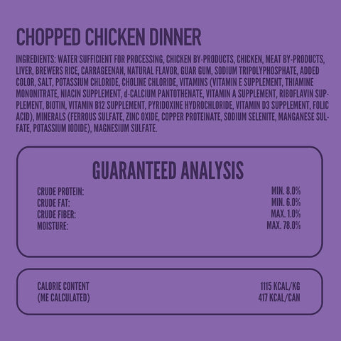 A Strong Heart Chopped Chicken & Liver Dog Food, 13.2oz, 12pk