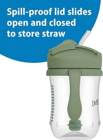 Dr. Brown's Milestones Baby's First Straw Cup, Blue, 1-Pack