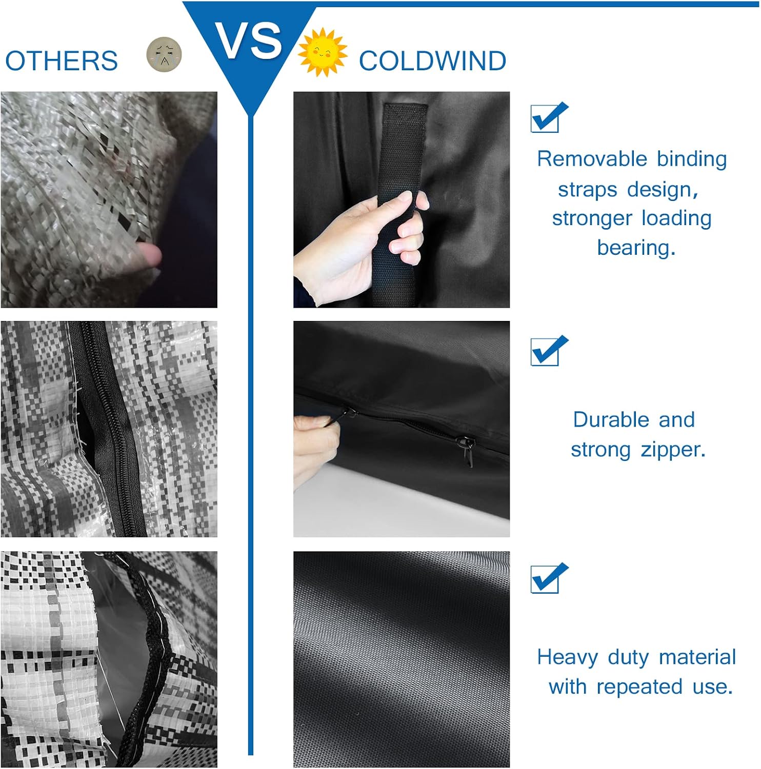 Mattress Bags for Moving and Storage Full Size Waterproof