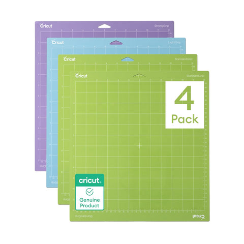 Cricut Cutting Mat Variety Pack (4 Count, 12in x 12in)