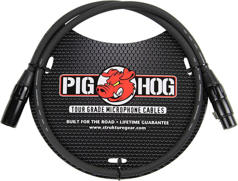 Pig Hog PHM6 High Performance 8mm XLR Microphone Cable, 6 Feet