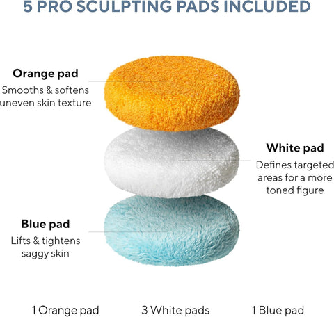 Vibro Sculpt 1.0 Body Sculpting Massager with 5 Pro Pads