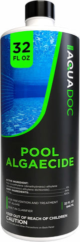 AquaDoc Liquid Algaecide for Swimming Pools 32 oz - Up to 2,500 Gallons