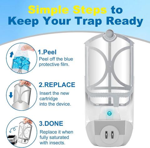 16 Pack Flying Trap Refills Compatible with Flying Insect Trap Refill