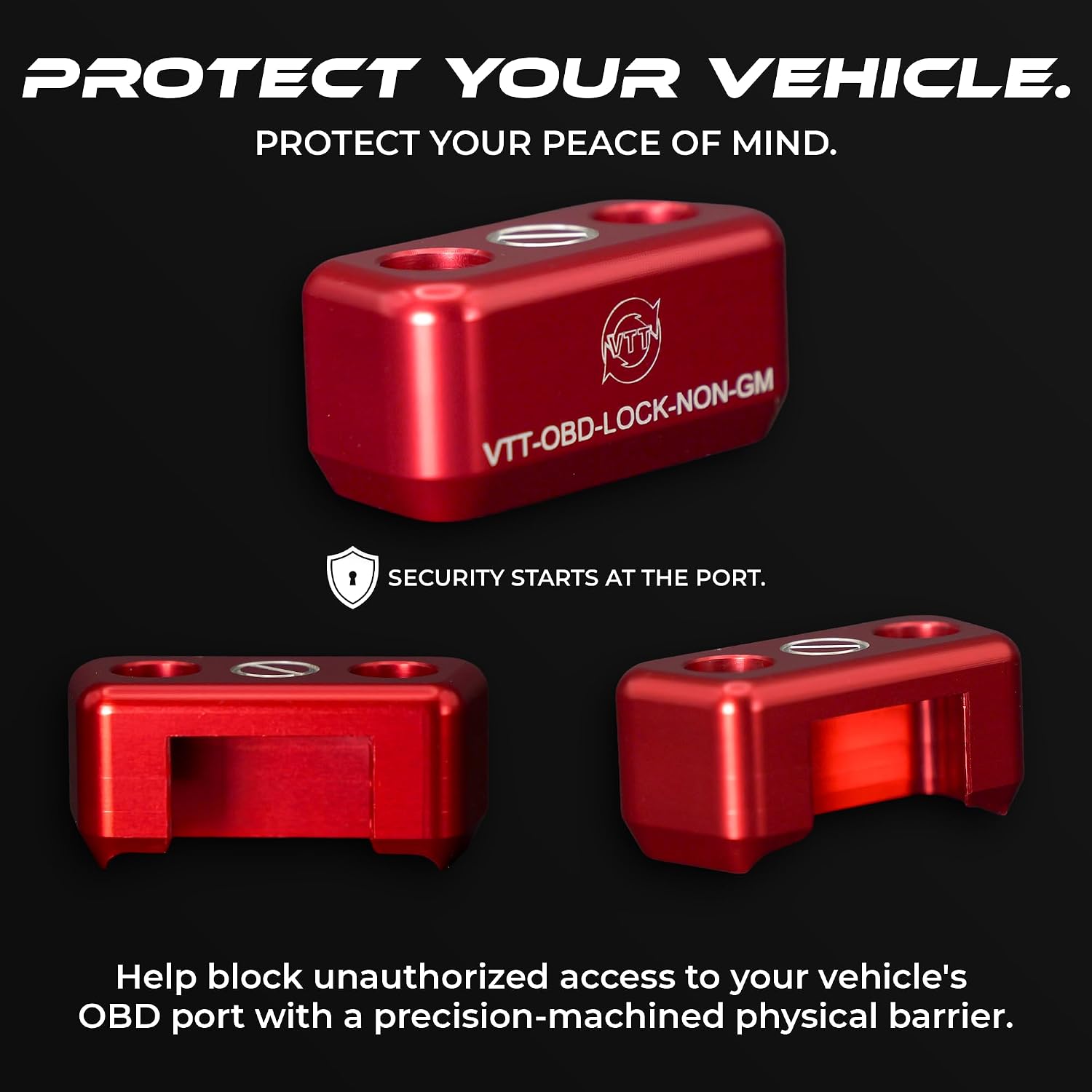 VTT OBD2 Port Lock | Non-GM Vehicles ONLY