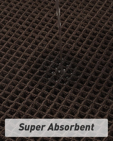 Upgraded Waffle Bath Mat Runner Absorbent Non Slip Bathroom Mat, 2' x 4'