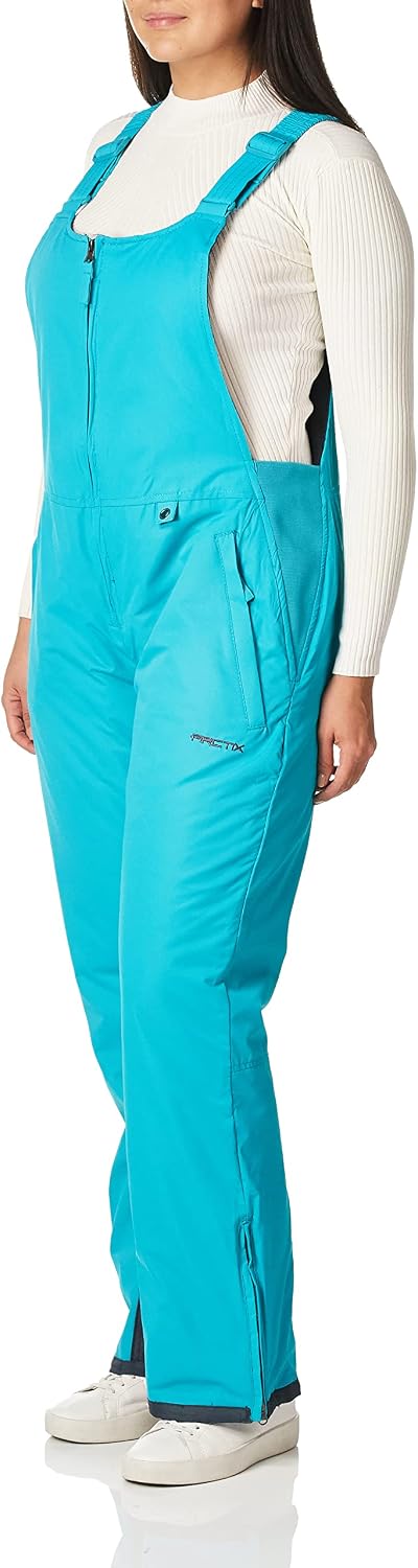 Arctix Women's Essential Insulated Ski Bibs, Water Resistant Snow Pants for Skiing & Snowboarding