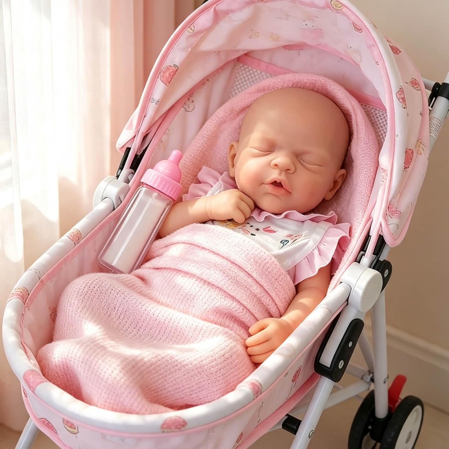 Mire & Mire Reborn Baby Dolls 12" Girl Micro Preemie Full Body Silicone Baby Doll Realistic-Newborn that Look Open Eyes Baby Dolls
