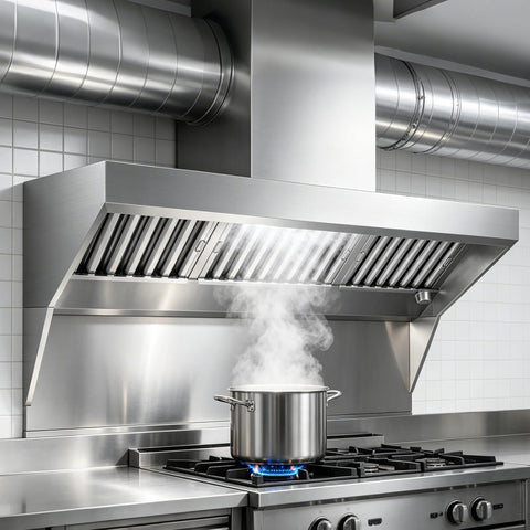 Jojoka Commercial Exhaust Hood, 7FT Food Truck Hood Exhaust