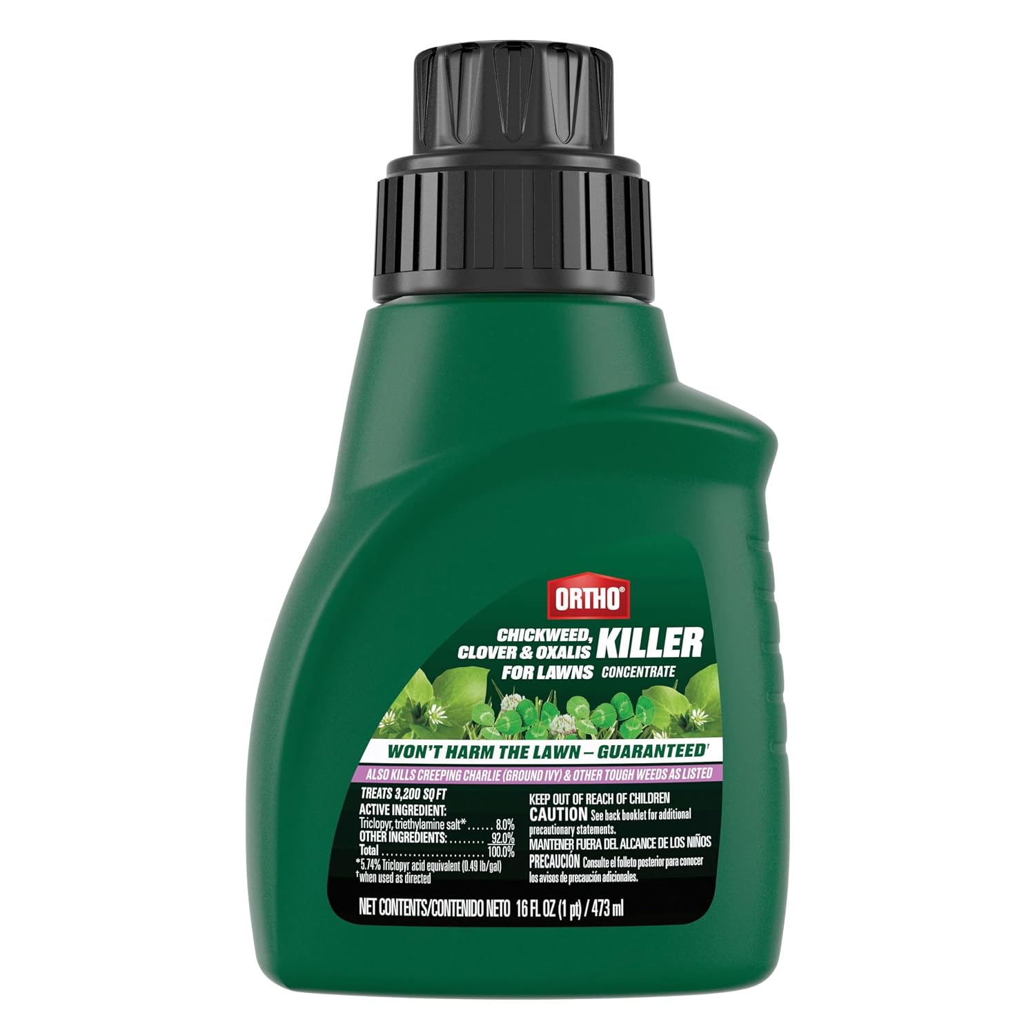 Ortho Chickweed, Clover & Oxalis Killer for Lawns Concentrate, 16 fl. oz.