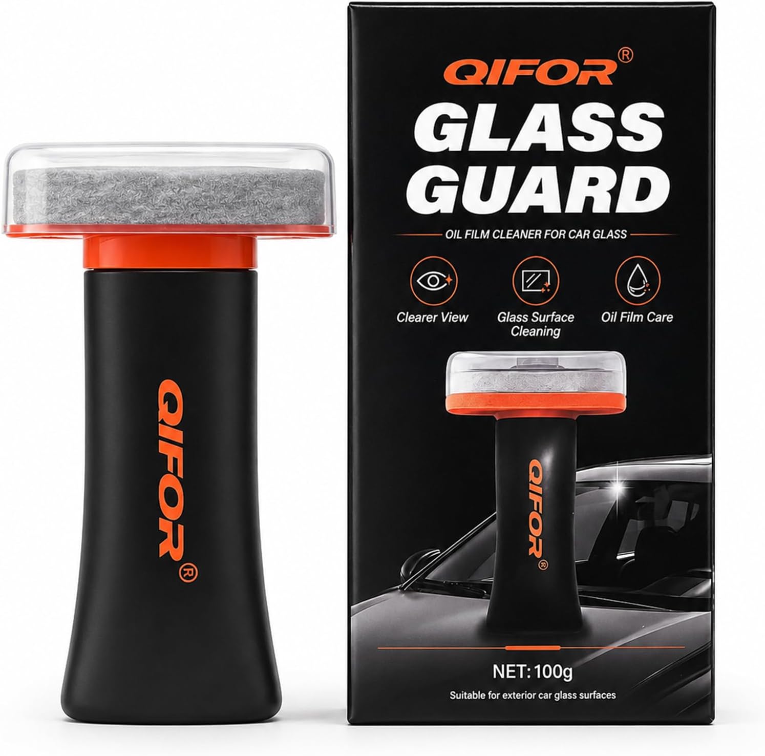 QIFOR Oil Film Remover for Car Windshields and Windows