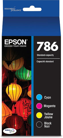 Epson 786 Genuine Ink Cartridge Black and Color Combo Pack T786120-BCS
