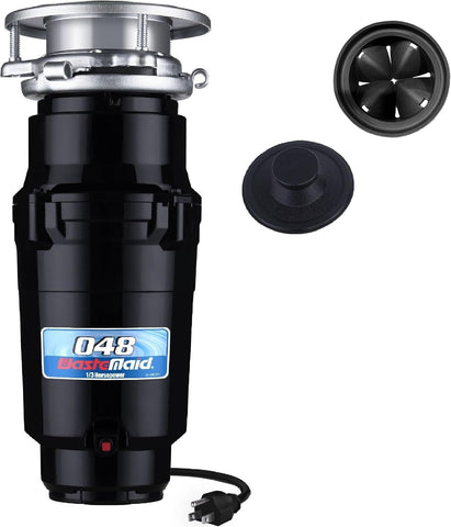 Waste Maid Garbage Disposal, Anti-Jam, Continuous Feed, 1/3 HP Builders