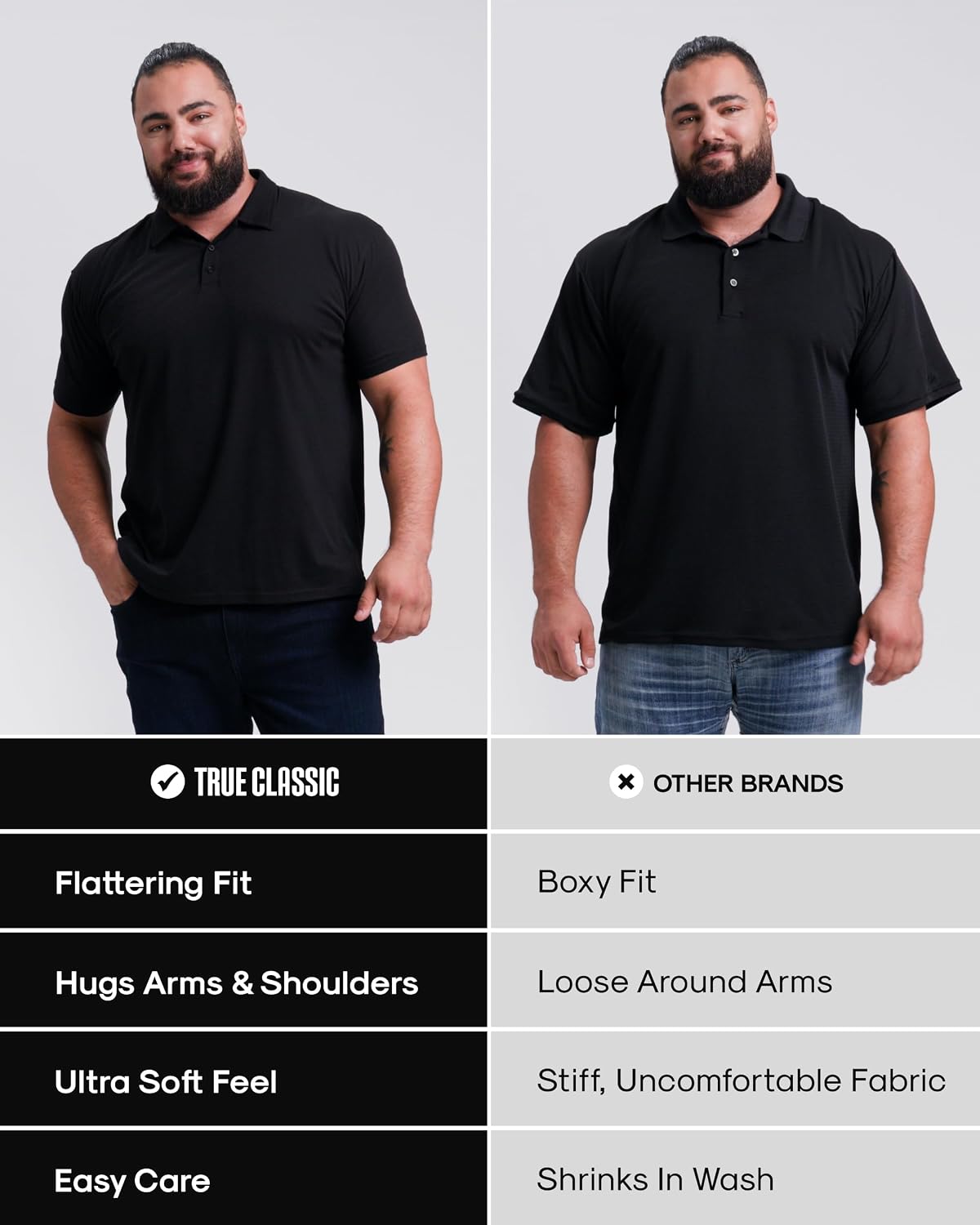 True Classic Mens Novelty Polo Shirts