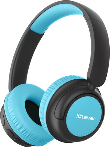 iClever BTH22 Kids Bluetooth Headphones for Toddler Travel, 60H Play Time
