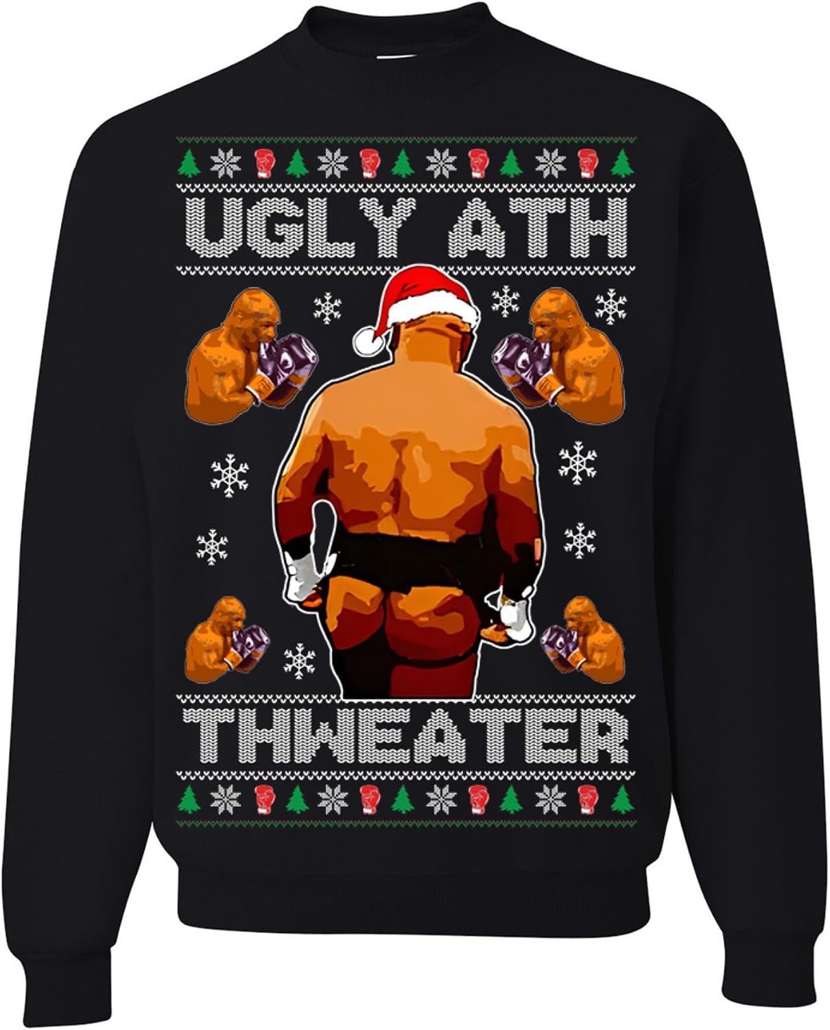 wild custom apparel Merry Chrithmith Kith My Ath Funny Ugly Christmas Sweater Crewneck Sweatshirt