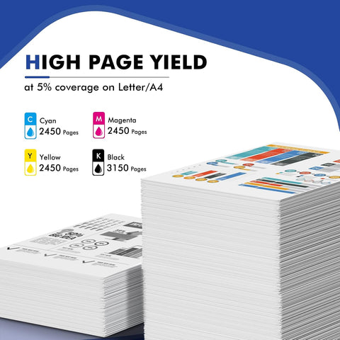 206X Toner Cartridges 4 Pack High Yield for HP MFP M283fdw M283cdw M255dw