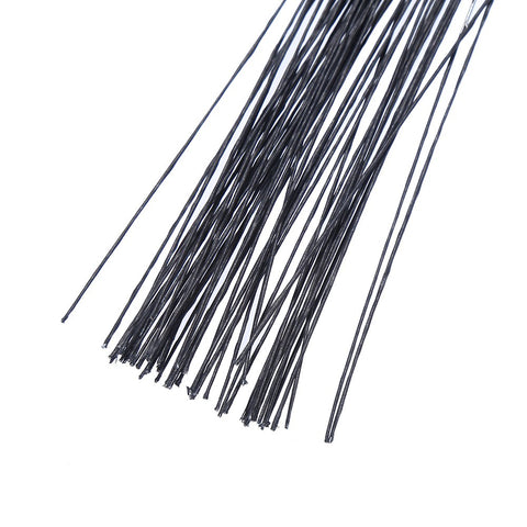 Decora 26 Gauge Black Floral Wire 16 inch,50/Package