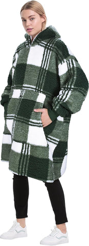 Catalonia Oversized Wearable Blanket Hoodie Sweatshirt for Adults