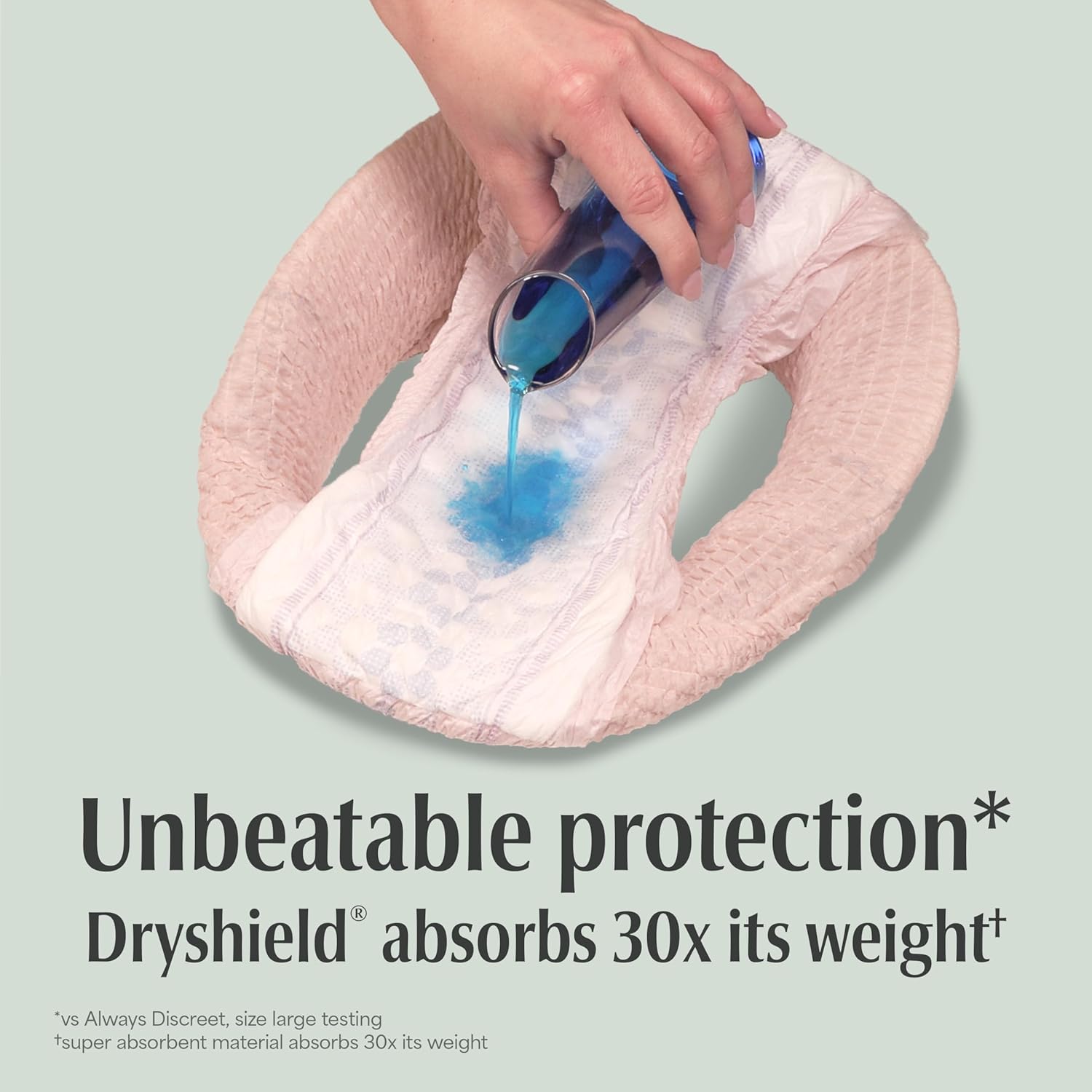 Depend Fresh Protection Adult Diapers for Women, Medium, 30 Count