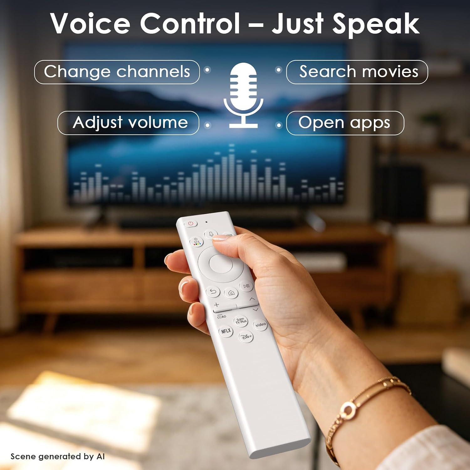 Replacement for Samsung Frame Smart TV Voice Remote Control