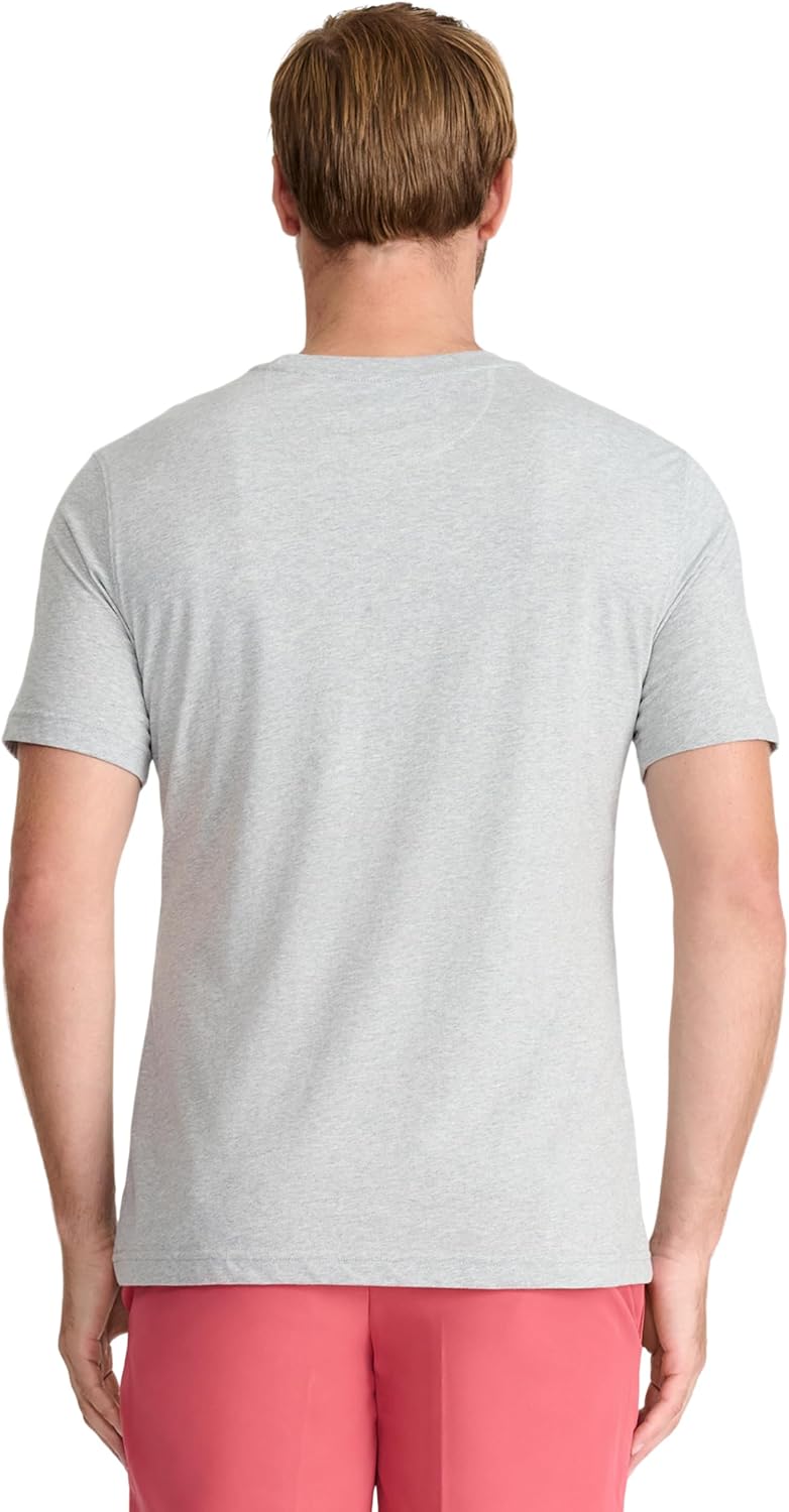 Izod Men's Saltwater Soft Wash Pocket Crew T-Shirt