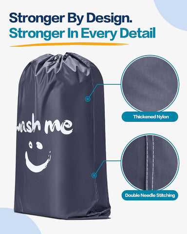 HOMEST XL Laundry Bag 28" x 40", Extra Large Dirty Clothes Organizer