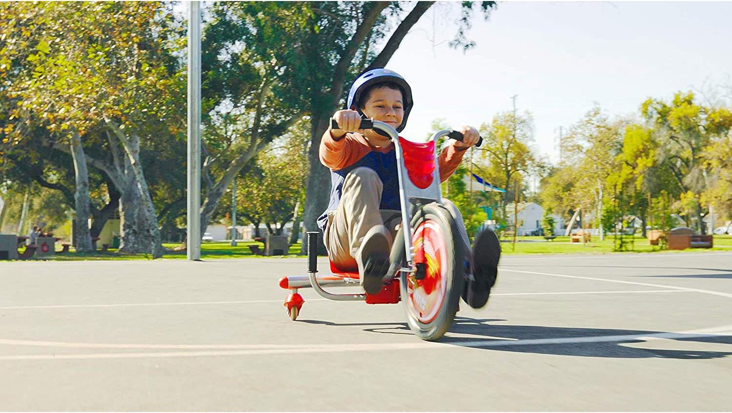 Riprider FlashRider 360 Drift Trike | Pedal Drifting Tricycle (Red)