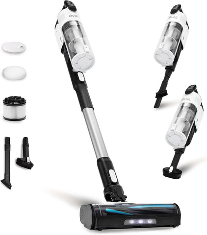 Levoit Cordless Vacuum Cleaner, Anti-Tangle for Pet Hair, Up to 50 Minutes