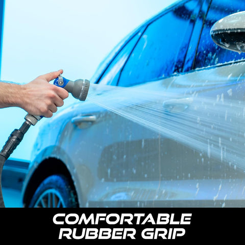 VIKING Hose Nozzle, 8 Spray Patterns, Thumb Control for Cars and Homes