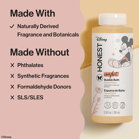 The Honest Company Bubble Bath, Disney’s Mickey Mouse Comfort Sweet Cream