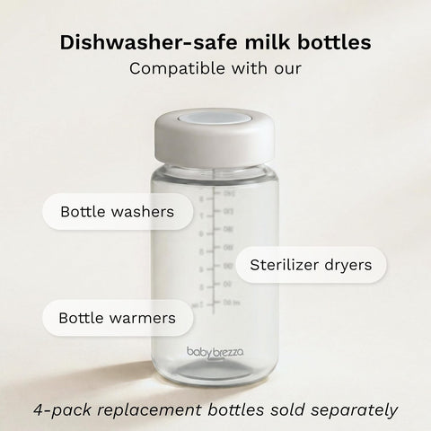 Baby Brezza All Day Portable Breastmilk Cooler, Large 20oz Capacity, Green