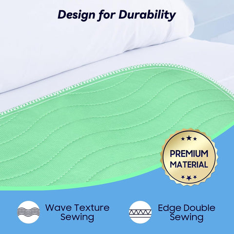 Fygrip 4 Pack 36” x 36” Extra Heavy Absorbency Washable Underpads Bed Pads