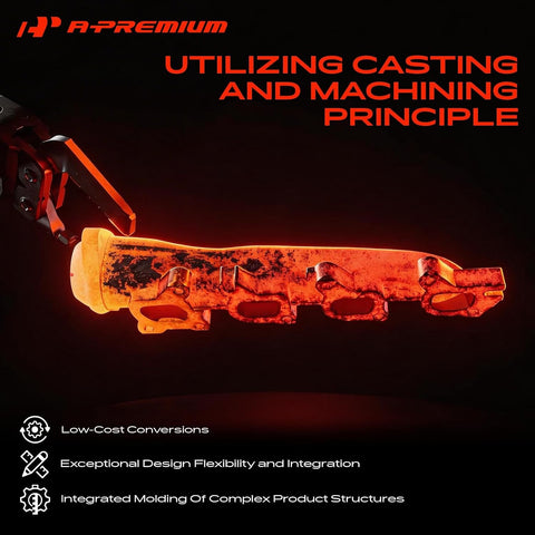 A-Premium Right [V8 5.7 6.4L] Exhaust Manifold Kit W/Gaskets & Hardware