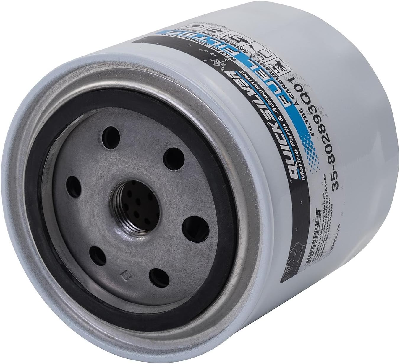 Quicksilver 802893Q01 Water Separating Fuel Filter, Mercury & MerCruiser