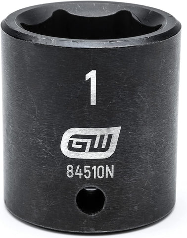 GEARWRENCH 19 Pc. 1/2" Drive 6 Pt. Standard Impact Socket Set, SAE - 84932N
